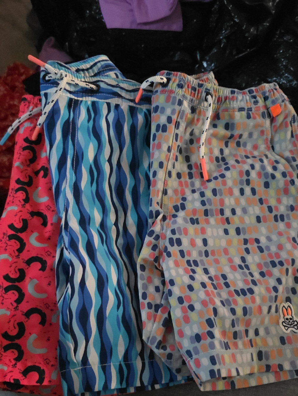 Psycho Bunny Lot Of 4 Boys Board Shorts
